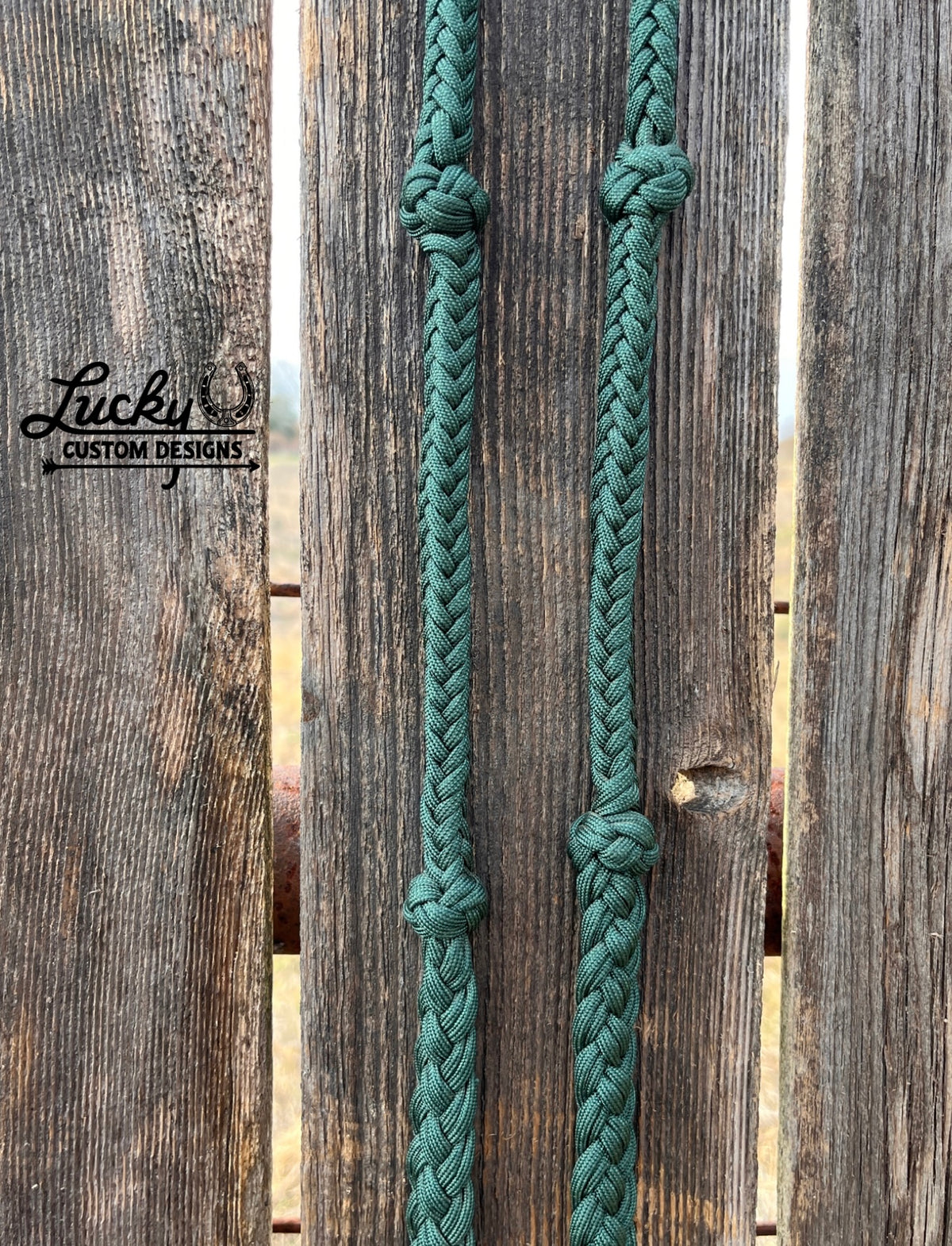 Emerald Green Barrel Reins