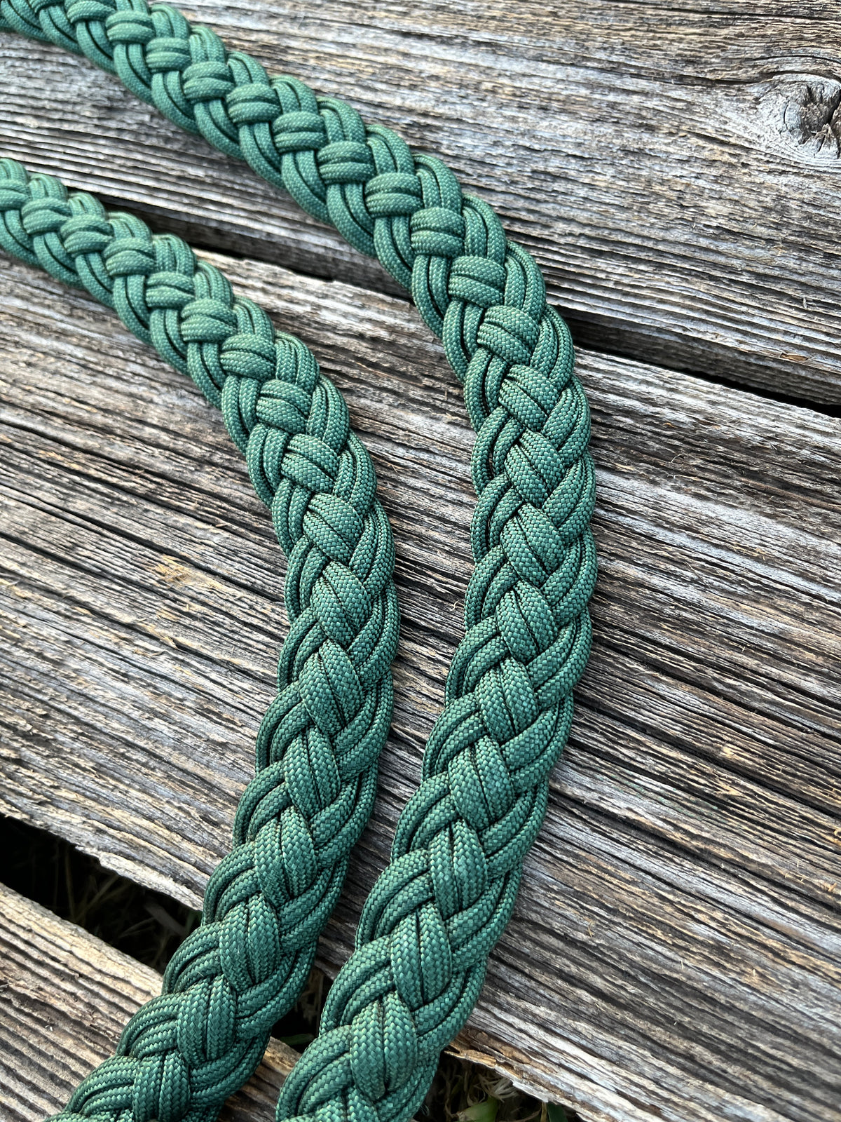 Emerald Green Barrel Reins