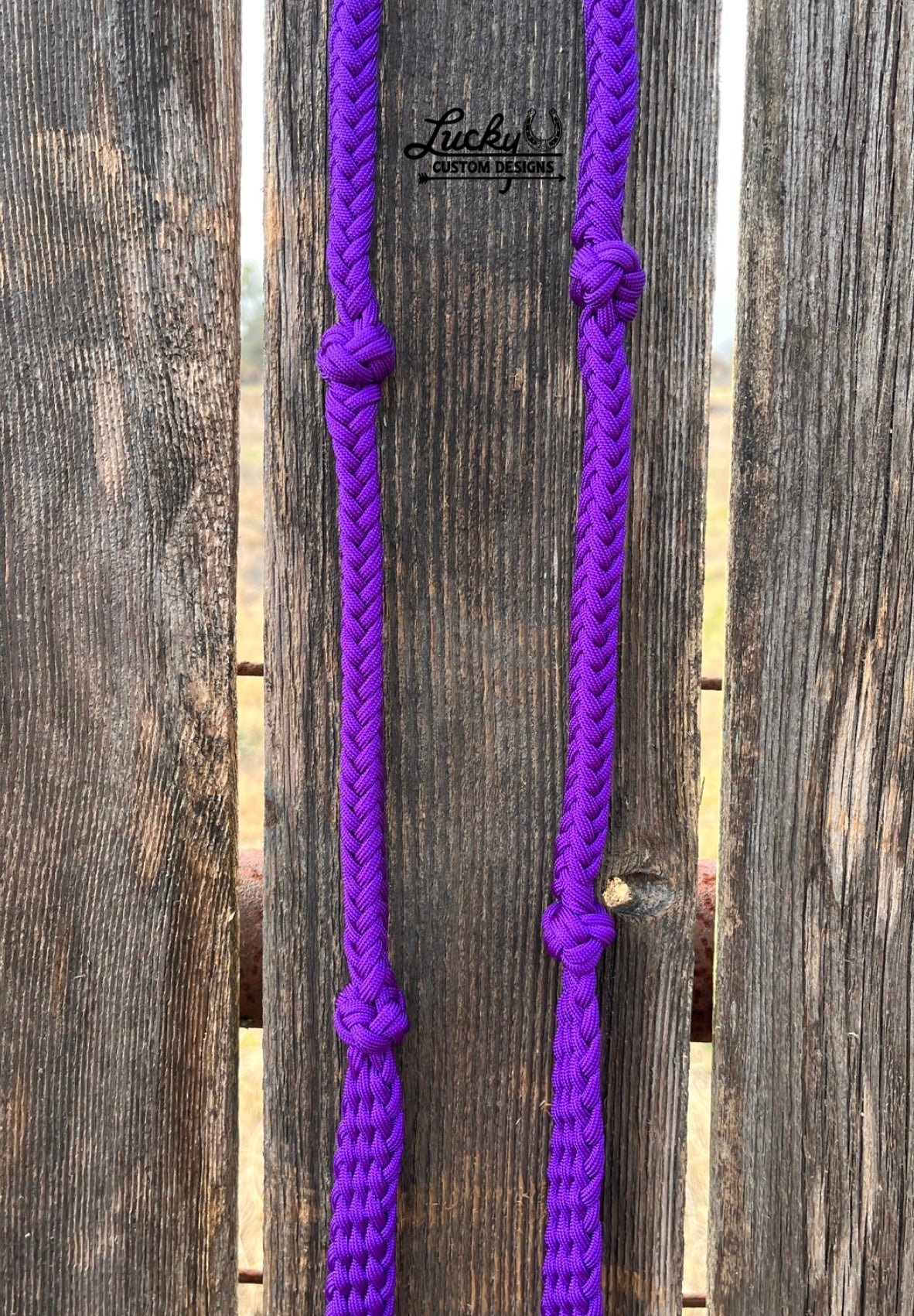 Paracord Barrel Reins