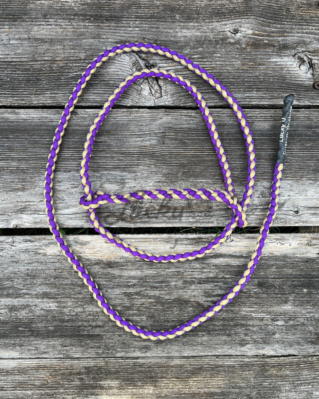 Strong, dependable, and built to last, our handmade paracord goat/lamb halters are designed for comfort for the animal and the user.
The end is carefully finished with heat shrink tubing, helping prevent separation and ensuring the halter maintains its integrity through years of use.
Every halter is individually handmade with attention to detail, resulting in a unique product that combines functionality, durability, and craftsmanship.